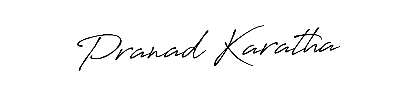 Antro_Vectra_Bolder is a professional signature style that is perfect for those who want to add a touch of class to their signature. It is also a great choice for those who want to make their signature more unique. Get Pranad Karatha name to fancy signature for free. Pranad Karatha signature style 7 images and pictures png