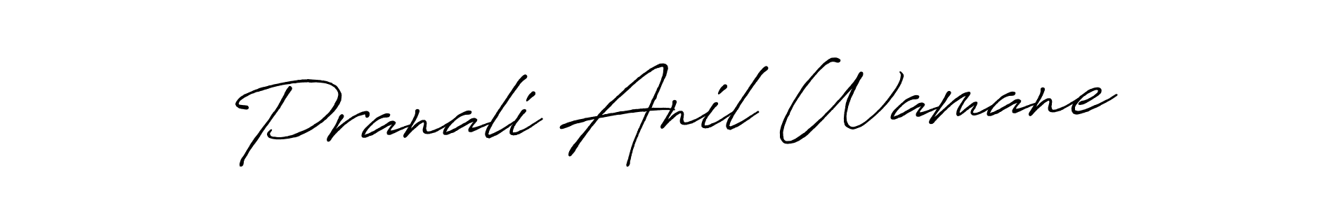 Here are the top 10 professional signature styles for the name Pranali Anil Wamane. These are the best autograph styles you can use for your name. Pranali Anil Wamane signature style 7 images and pictures png