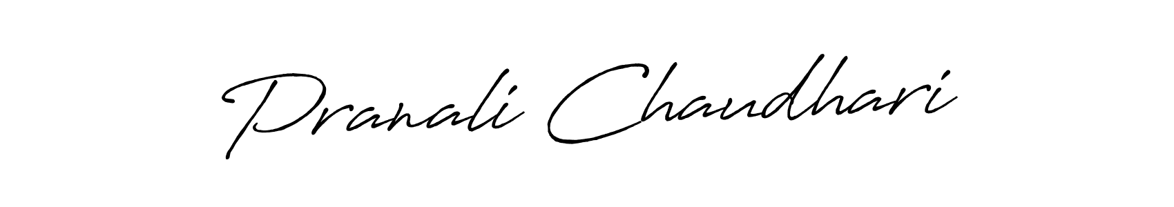 Design your own signature with our free online signature maker. With this signature software, you can create a handwritten (Antro_Vectra_Bolder) signature for name Pranali Chaudhari. Pranali Chaudhari signature style 7 images and pictures png