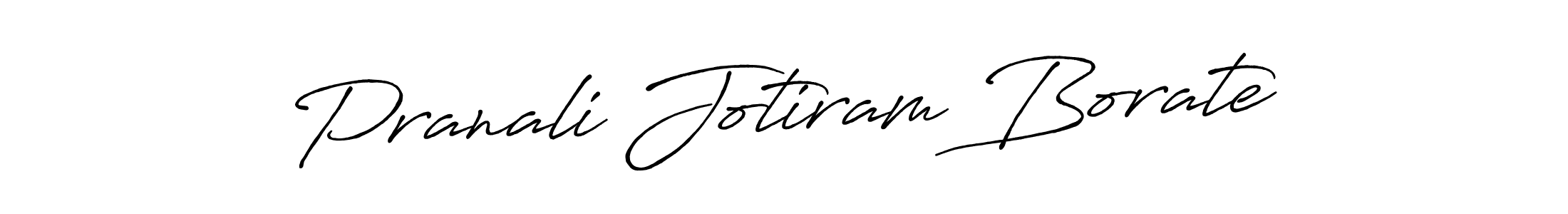 How to make Pranali Jotiram Borate name signature. Use Antro_Vectra_Bolder style for creating short signs online. This is the latest handwritten sign. Pranali Jotiram Borate signature style 7 images and pictures png