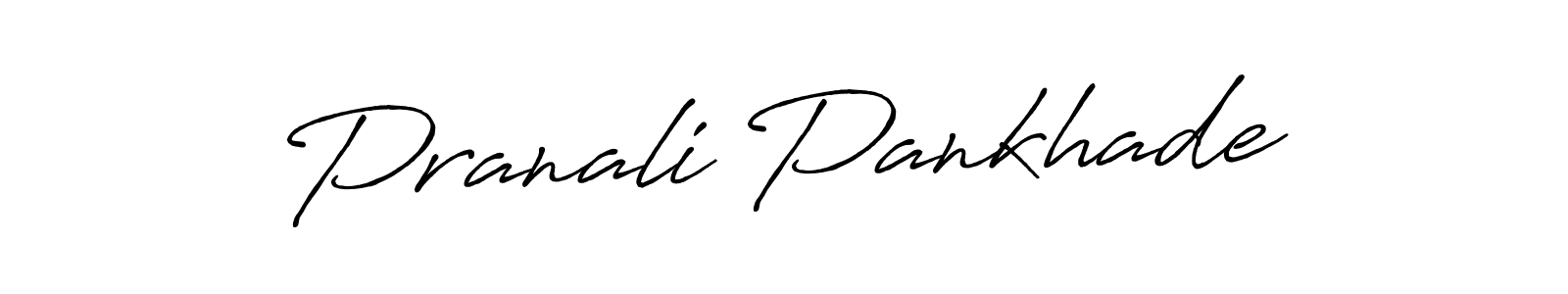 Pranali Pankhade stylish signature style. Best Handwritten Sign (Antro_Vectra_Bolder) for my name. Handwritten Signature Collection Ideas for my name Pranali Pankhade. Pranali Pankhade signature style 7 images and pictures png