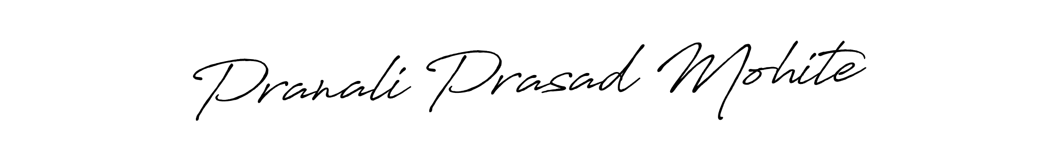 This is the best signature style for the Pranali Prasad Mohite name. Also you like these signature font (Antro_Vectra_Bolder). Mix name signature. Pranali Prasad Mohite signature style 7 images and pictures png