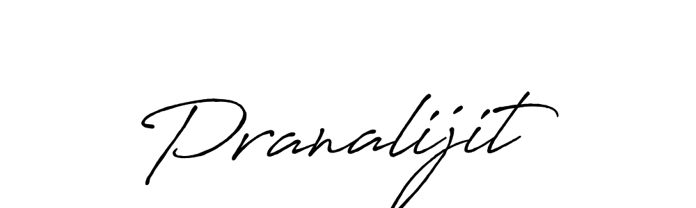 Design your own signature with our free online signature maker. With this signature software, you can create a handwritten (Antro_Vectra_Bolder) signature for name Pranalijit. Pranalijit signature style 7 images and pictures png