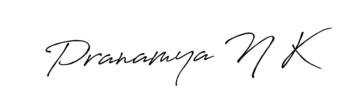 Also You can easily find your signature by using the search form. We will create Pranamya N K name handwritten signature images for you free of cost using Antro_Vectra_Bolder sign style. Pranamya N K signature style 7 images and pictures png