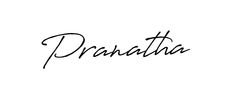 Design your own signature with our free online signature maker. With this signature software, you can create a handwritten (Antro_Vectra_Bolder) signature for name Pranatha. Pranatha signature style 7 images and pictures png