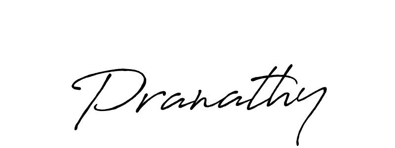 Use a signature maker to create a handwritten signature online. With this signature software, you can design (Antro_Vectra_Bolder) your own signature for name Pranathy. Pranathy signature style 7 images and pictures png