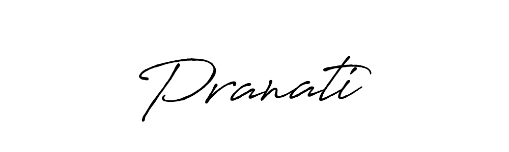 How to make Pranati♡ name signature. Use Antro_Vectra_Bolder style for creating short signs online. This is the latest handwritten sign. Pranati♡ signature style 7 images and pictures png