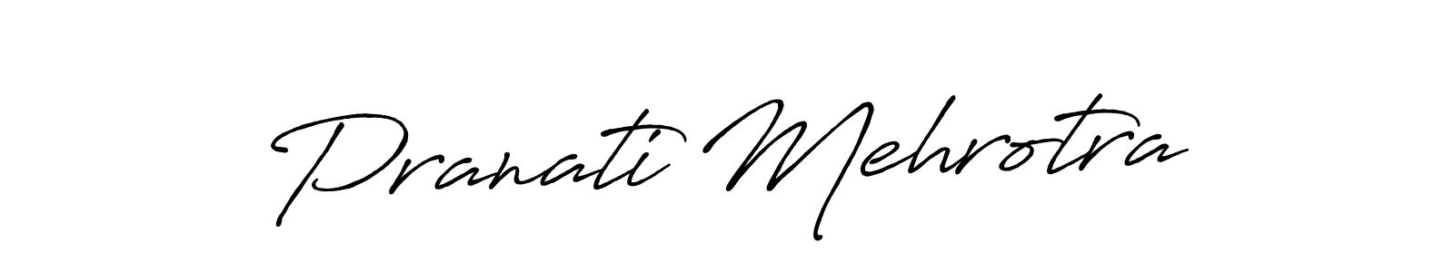 The best way (Antro_Vectra_Bolder) to make a short signature is to pick only two or three words in your name. The name Pranati Mehrotra include a total of six letters. For converting this name. Pranati Mehrotra signature style 7 images and pictures png