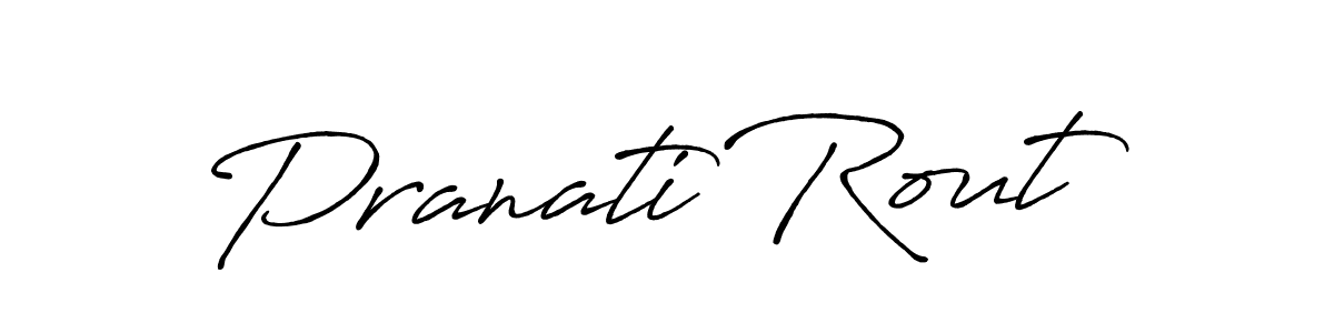 Design your own signature with our free online signature maker. With this signature software, you can create a handwritten (Antro_Vectra_Bolder) signature for name Pranati Rout. Pranati Rout signature style 7 images and pictures png