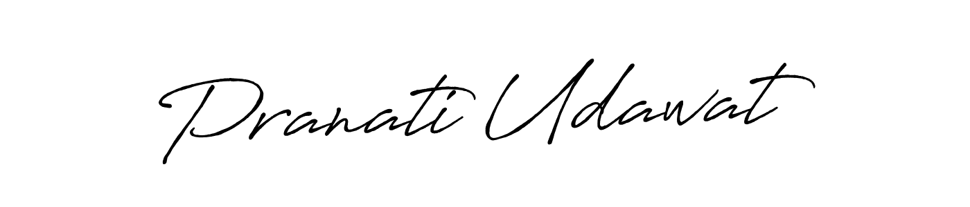 The best way (Antro_Vectra_Bolder) to make a short signature is to pick only two or three words in your name. The name Pranati Udawat include a total of six letters. For converting this name. Pranati Udawat signature style 7 images and pictures png