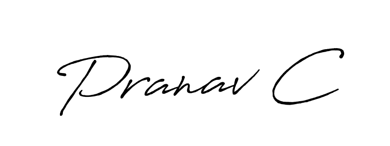You should practise on your own different ways (Antro_Vectra_Bolder) to write your name (Pranav C) in signature. don't let someone else do it for you. Pranav C signature style 7 images and pictures png