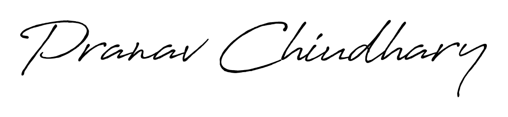 Stand out with a creative autograph for Pranav Chiudhary. The Antro_Vectra_Bolder styling blends modern aesthetics with classic signature flourishes. Pranav Chiudhary signature style 7 images and pictures png