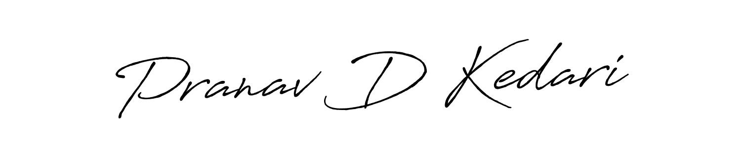 How to make Pranav D Kedari signature? Antro_Vectra_Bolder is a professional autograph style. Create handwritten signature for Pranav D Kedari name. Pranav D Kedari signature style 7 images and pictures png