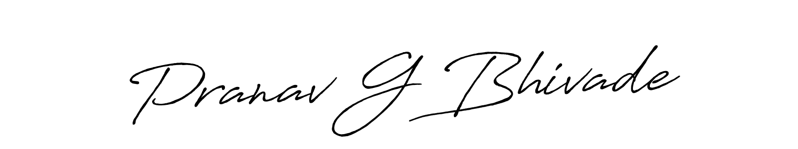 Make a short Pranav G Bhivade signature style. Manage your documents anywhere anytime using Antro_Vectra_Bolder. Create and add eSignatures, submit forms, share and send files easily. Pranav G Bhivade signature style 7 images and pictures png