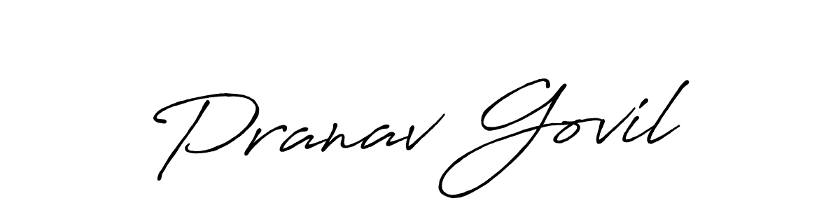 Similarly Antro_Vectra_Bolder is the best handwritten signature design. Signature creator online .You can use it as an online autograph creator for name Pranav Govil. Pranav Govil signature style 7 images and pictures png