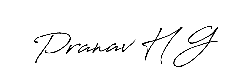 This is the best signature style for the Pranav H G name. Also you like these signature font (Antro_Vectra_Bolder). Mix name signature. Pranav H G signature style 7 images and pictures png