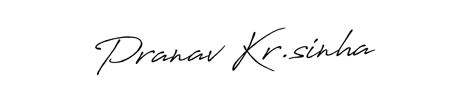 Antro_Vectra_Bolder is a professional signature style that is perfect for those who want to add a touch of class to their signature. It is also a great choice for those who want to make their signature more unique. Get Pranav Kr.sinha name to fancy signature for free. Pranav Kr.sinha signature style 7 images and pictures png