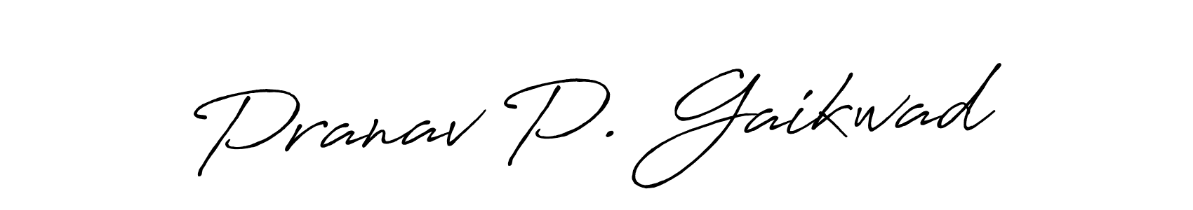 How to make Pranav P. Gaikwad signature? Antro_Vectra_Bolder is a professional autograph style. Create handwritten signature for Pranav P. Gaikwad name. Pranav P. Gaikwad signature style 7 images and pictures png