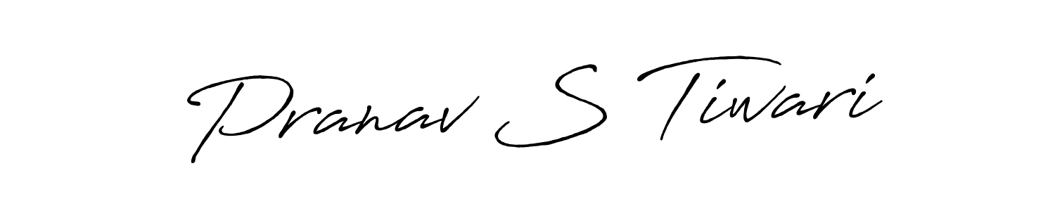 Also You can easily find your signature by using the search form. We will create Pranav S Tiwari name handwritten signature images for you free of cost using Antro_Vectra_Bolder sign style. Pranav S Tiwari signature style 7 images and pictures png
