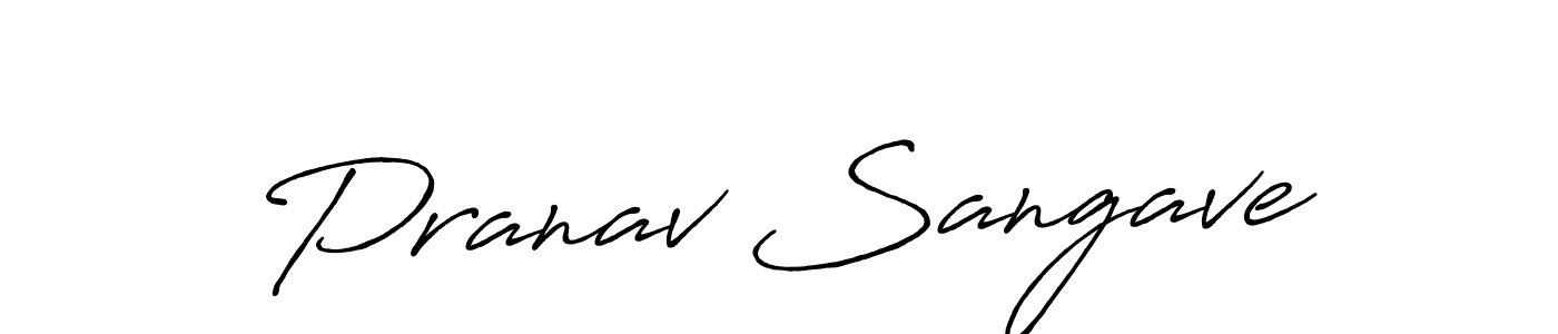 if you are searching for the best signature style for your name Pranav Sangave. so please give up your signature search. here we have designed multiple signature styles  using Antro_Vectra_Bolder. Pranav Sangave signature style 7 images and pictures png