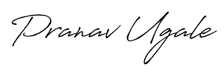 Upgrade your professional image with Pranav Ugale signature created with Antro_Vectra_Bolder font. Fast, free, and watermark-free download. Pranav Ugale signature style 7 images and pictures png