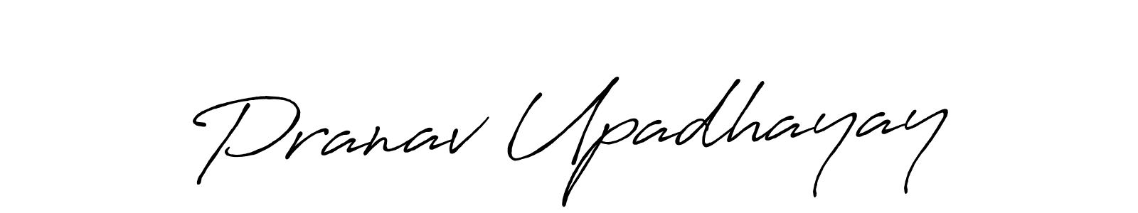 Design your own signature with our free online signature maker. With this signature software, you can create a handwritten (Antro_Vectra_Bolder) signature for name Pranav Upadhayay. Pranav Upadhayay signature style 7 images and pictures png