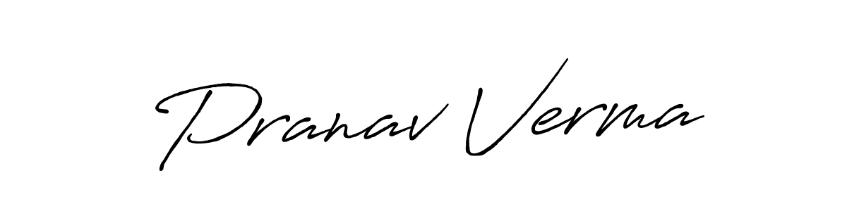 Pranav Verma stylish signature style. Best Handwritten Sign (Antro_Vectra_Bolder) for my name. Handwritten Signature Collection Ideas for my name Pranav Verma. Pranav Verma signature style 7 images and pictures png
