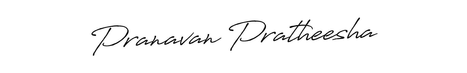 Also we have Pranavan Pratheesha name is the best signature style. Create professional handwritten signature collection using Antro_Vectra_Bolder autograph style. Pranavan Pratheesha signature style 7 images and pictures png