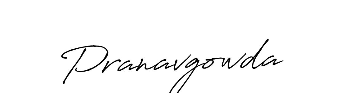 Use a signature maker to create a handwritten signature online. With this signature software, you can design (Antro_Vectra_Bolder) your own signature for name Pranavgowda. Pranavgowda signature style 7 images and pictures png