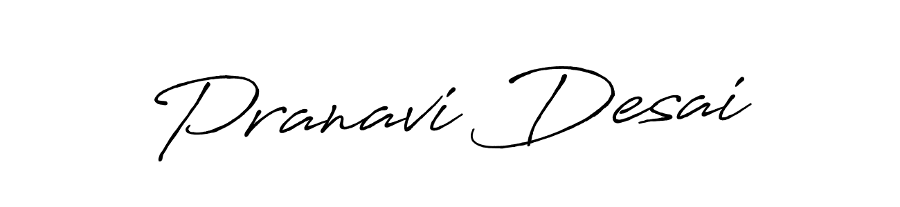 Also we have Pranavi Desai name is the best signature style. Create professional handwritten signature collection using Antro_Vectra_Bolder autograph style. Pranavi Desai signature style 7 images and pictures png