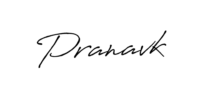Use a signature maker to create a handwritten signature online. With this signature software, you can design (Antro_Vectra_Bolder) your own signature for name Pranavk. Pranavk signature style 7 images and pictures png