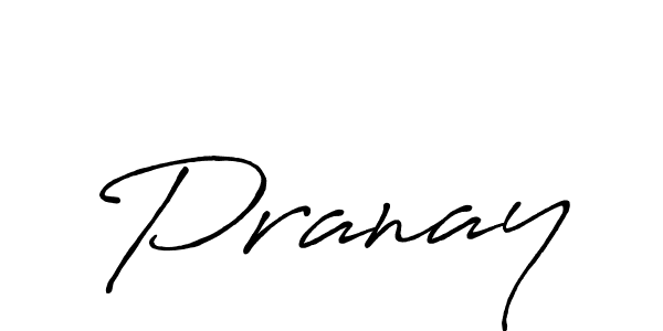 How to make Pranay name signature. Use Antro_Vectra_Bolder style for creating short signs online. This is the latest handwritten sign. Pranay signature style 7 images and pictures png