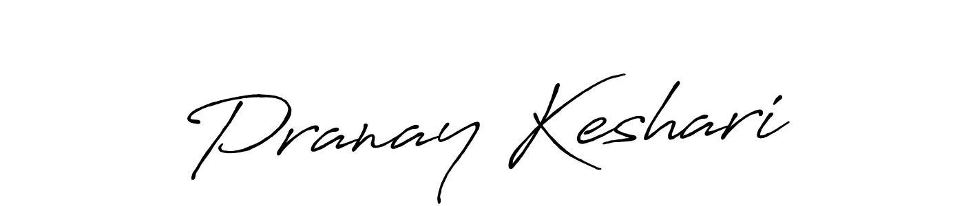 Make a beautiful signature design for name Pranay Keshari. With this signature (Antro_Vectra_Bolder) style, you can create a handwritten signature for free. Pranay Keshari signature style 7 images and pictures png