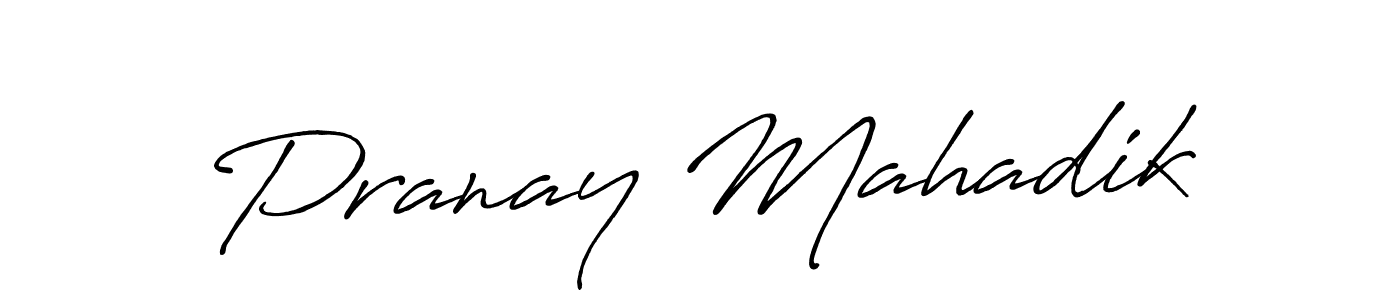 It looks lik you need a new signature style for name Pranay Mahadik. Design unique handwritten (Antro_Vectra_Bolder) signature with our free signature maker in just a few clicks. Pranay Mahadik signature style 7 images and pictures png