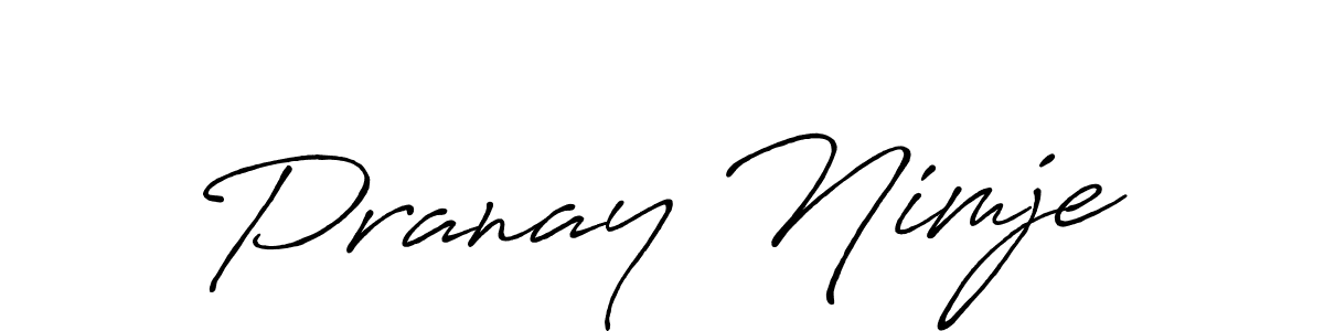 You can use this online signature creator to create a handwritten signature for the name Pranay Nimje. This is the best online autograph maker. Pranay Nimje signature style 7 images and pictures png