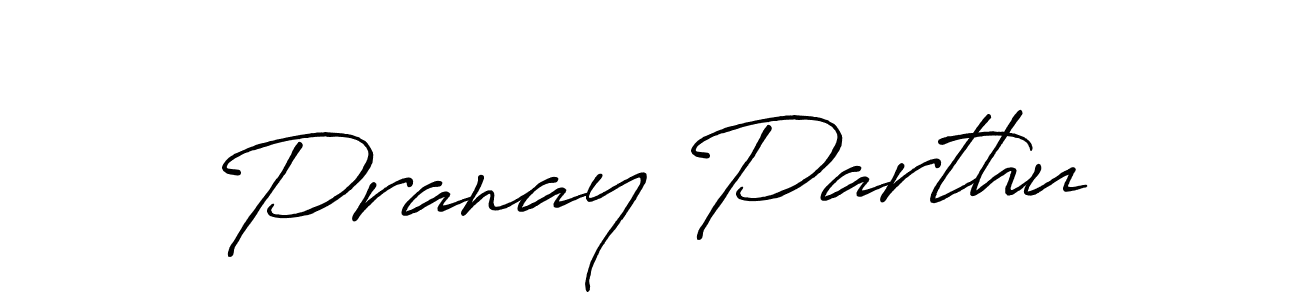 The best way (Antro_Vectra_Bolder) to make a short signature is to pick only two or three words in your name. The name Pranay Parthu include a total of six letters. For converting this name. Pranay Parthu signature style 7 images and pictures png