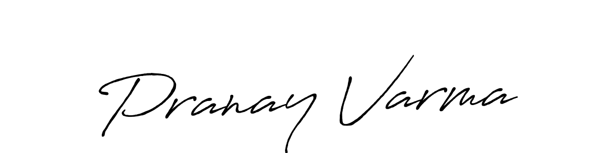 It looks lik you need a new signature style for name Pranay Varma. Design unique handwritten (Antro_Vectra_Bolder) signature with our free signature maker in just a few clicks. Pranay Varma signature style 7 images and pictures png