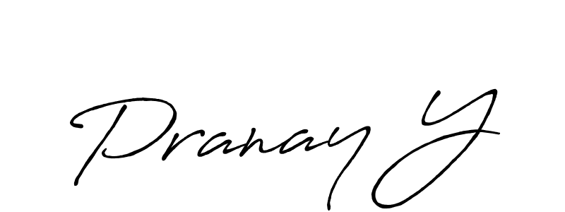 Similarly Antro_Vectra_Bolder is the best handwritten signature design. Signature creator online .You can use it as an online autograph creator for name Pranay Y. Pranay Y signature style 7 images and pictures png