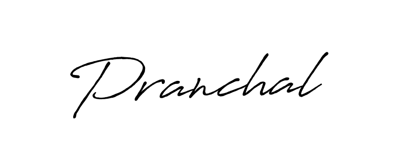 Make a beautiful signature design for name Pranchal. Use this online signature maker to create a handwritten signature for free. Pranchal signature style 7 images and pictures png