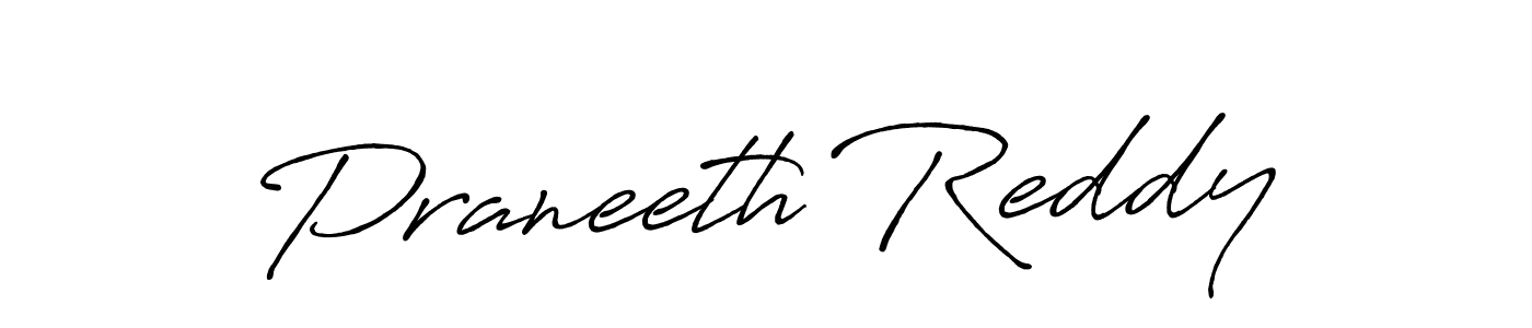 Praneeth Reddy stylish signature style. Best Handwritten Sign (Antro_Vectra_Bolder) for my name. Handwritten Signature Collection Ideas for my name Praneeth Reddy. Praneeth Reddy signature style 7 images and pictures png