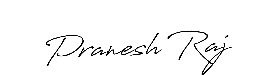 Also we have Pranesh Raj name is the best signature style. Create professional handwritten signature collection using Antro_Vectra_Bolder autograph style. Pranesh Raj signature style 7 images and pictures png