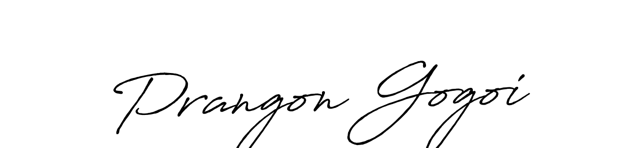 Prangon Gogoi stylish signature style. Best Handwritten Sign (Antro_Vectra_Bolder) for my name. Handwritten Signature Collection Ideas for my name Prangon Gogoi. Prangon Gogoi signature style 7 images and pictures png