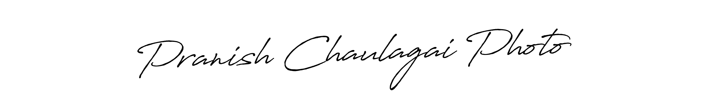 Make a beautiful signature design for name Pranish Chaulagai Photo. With this signature (Antro_Vectra_Bolder) style, you can create a handwritten signature for free. Pranish Chaulagai Photo signature style 7 images and pictures png