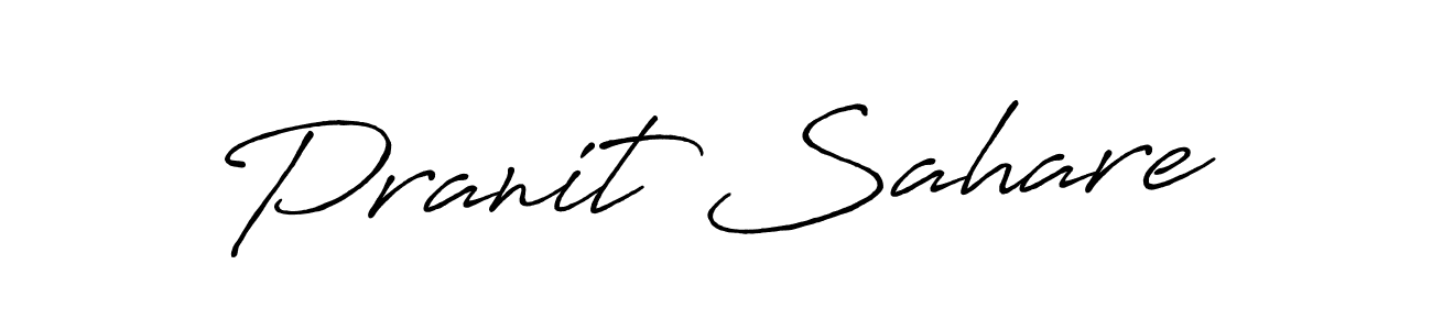 Antro_Vectra_Bolder is a professional signature style that is perfect for those who want to add a touch of class to their signature. It is also a great choice for those who want to make their signature more unique. Get Pranit Sahare name to fancy signature for free. Pranit Sahare signature style 7 images and pictures png