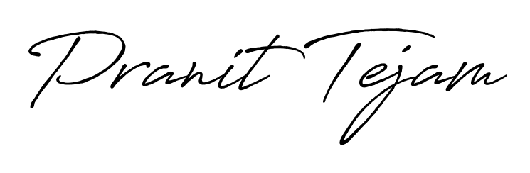 Also You can easily find your signature by using the search form. We will create Pranit Tejam name handwritten signature images for you free of cost using Antro_Vectra_Bolder sign style. Pranit Tejam signature style 7 images and pictures png