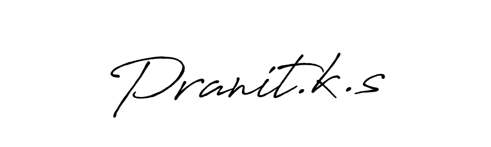 Also we have Pranit.k.s name is the best signature style. Create professional handwritten signature collection using Antro_Vectra_Bolder autograph style. Pranit.k.s signature style 7 images and pictures png