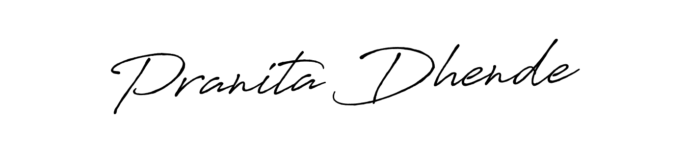 The best way (Antro_Vectra_Bolder) to make a short signature is to pick only two or three words in your name. The name Pranita Dhende include a total of six letters. For converting this name. Pranita Dhende signature style 7 images and pictures png