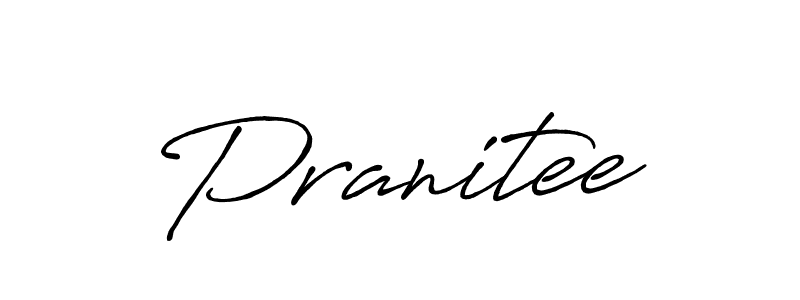 Similarly Antro_Vectra_Bolder is the best handwritten signature design. Signature creator online .You can use it as an online autograph creator for name Pranitee. Pranitee signature style 7 images and pictures png