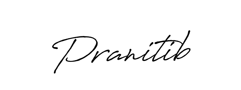 Use a signature maker to create a handwritten signature online. With this signature software, you can design (Antro_Vectra_Bolder) your own signature for name Pranitib. Pranitib signature style 7 images and pictures png