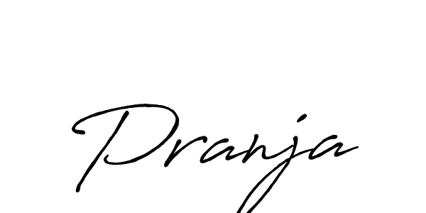 Also we have Pranja name is the best signature style. Create professional handwritten signature collection using Antro_Vectra_Bolder autograph style. Pranja signature style 7 images and pictures png